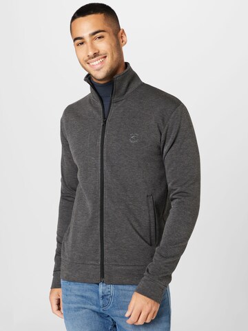 INDICODE JEANS Sweat jacket in Grey: front