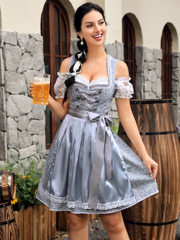 Yesfashion Dirndl‌‌‌‌‌ in Grau