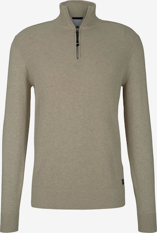 TOM TAILOR Sweater in Grey: front