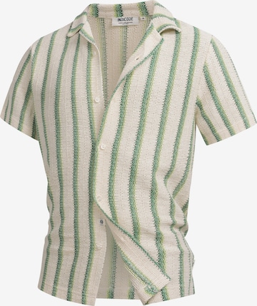 Coupe regular Chemise 'INGlumin' INDICODE JEANS en beige : devant