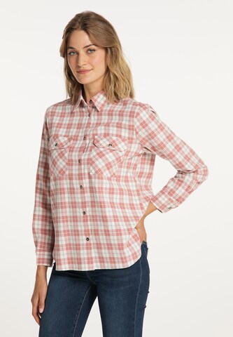 usha BLUE LABEL Blouse in Roze: voorkant