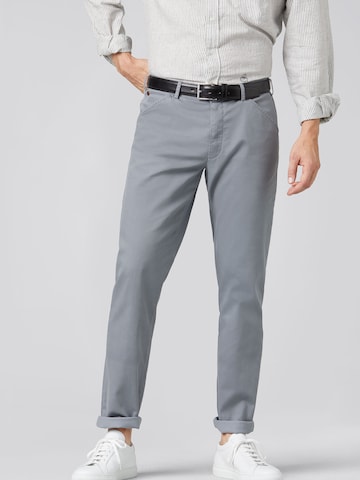 Regular Pantalon chino MEYER en gris : devant