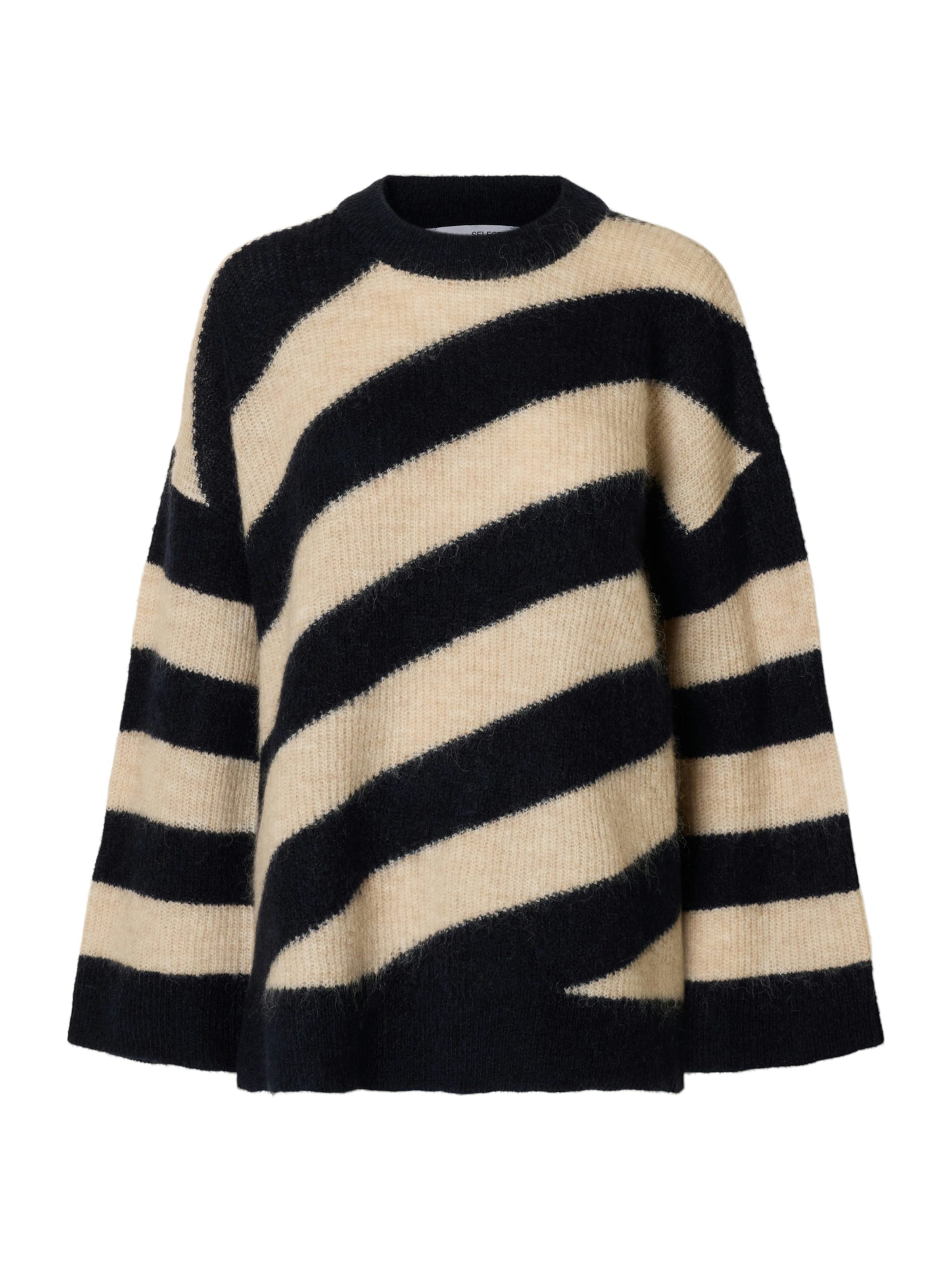 Pull-over 'SLFALMINA' SELECTED en bleu : devant