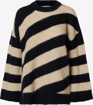 mėlyna SELECTED Megztinis 'SLFALMINA': priekis