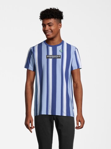 AÉROPOSTALE - Camisa em azul: frente