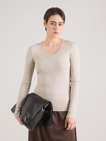 Calvin Klein Póló - bézs: elől