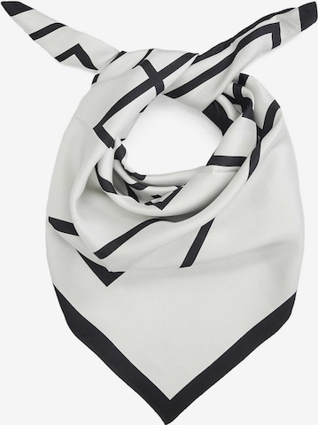 Foulard di Kazar in beige: frontale