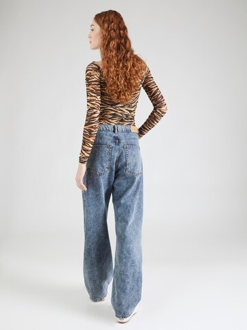 Monki Wide Leg Jeans i blå