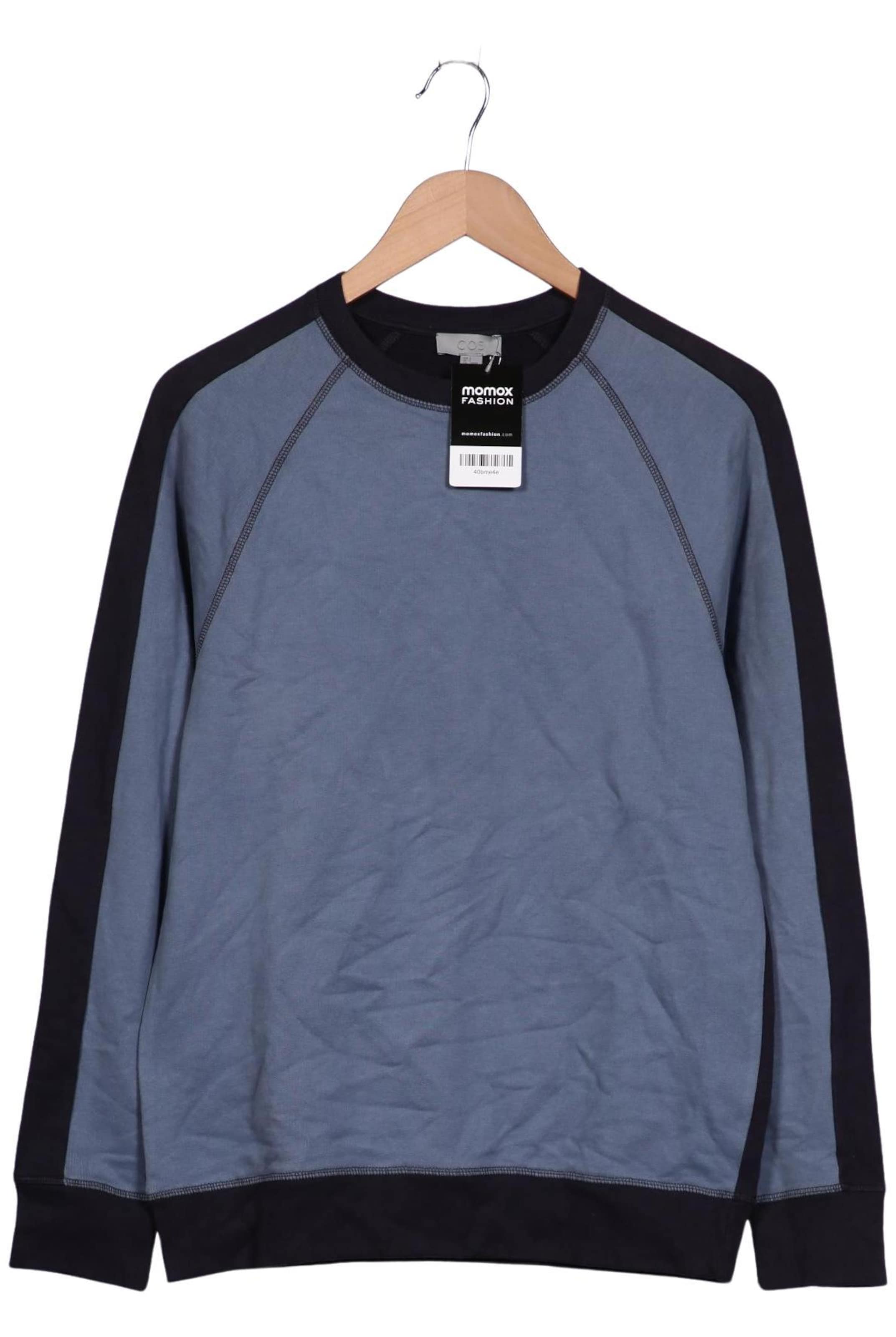 COS Sweatshirt & Zip-Up Hoodie in S in Blue: front