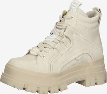 Stivaletto stringato 'Aspha' di BUFFALO in beige: frontale