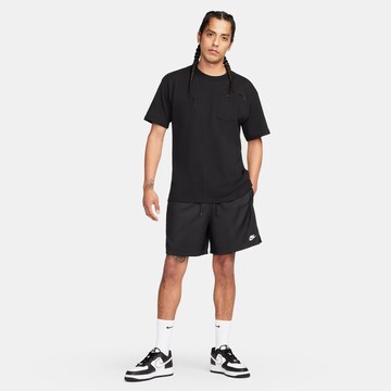 Nike Sportswear Свободный крой Штаны 'Club' в Черный