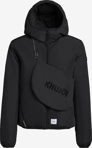 Giacca di mezza stagione 'SHELLY' di khujo in nero: frontale