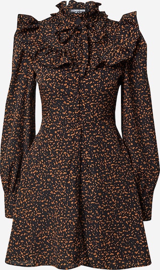Fashion Union Shirt dress 'ROMANCE' in Cognac / Black, Item view