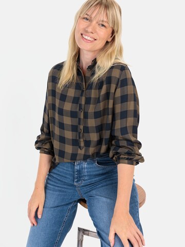 CAMEL ACTIVE Regular Fit Karobluse aus Viskose in Grün