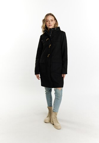 DreiMaster Vintage Between-Seasons Coat 'Incus' in Black