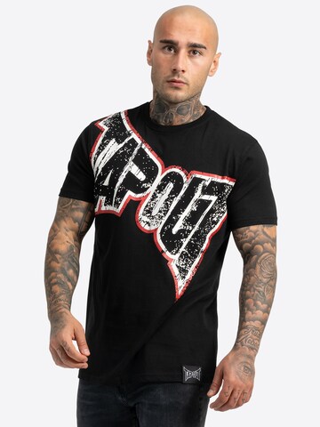 T-Shirt ' BERNARDINO ' Tapout en noir : devant