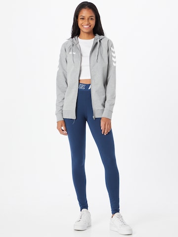 Hummel Skinny Workout Pants 'Maja' in Blue