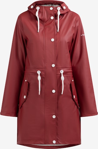 DreiMaster Maritim Raincoat in Red: front