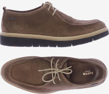 LLOYD Flats & Loafers in 38 in Brown: front