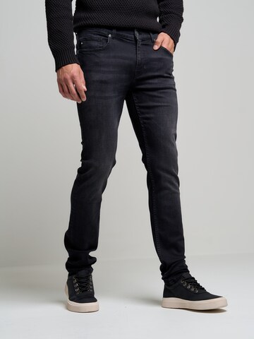 BIG STAR Slimfit Jeans 'Deric' in Schwarz