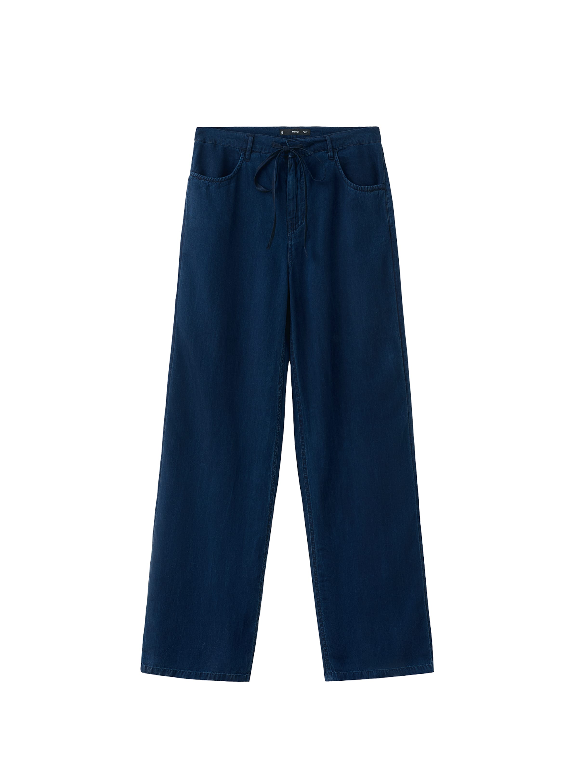 MANGO Loosefit Farkut 'Giselle' värissä sininen: etupuoli