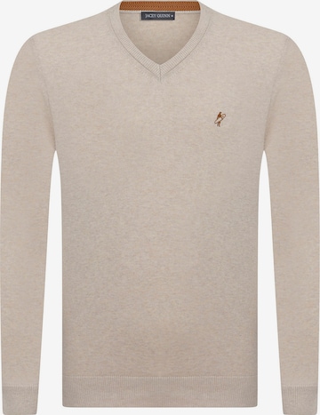 Jacey Quinn Neulepaita värissä beige: etupuoli