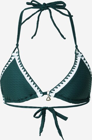 Banana Moon Triangle Bikini Top in Green: front