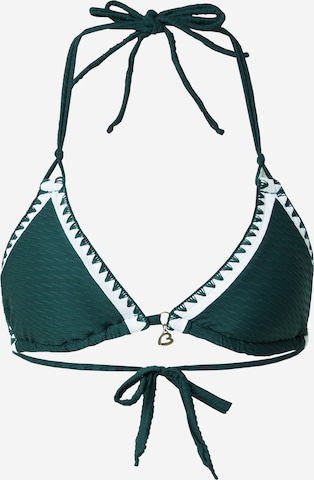 Banana Moon Triangle Bikini top in Green: front