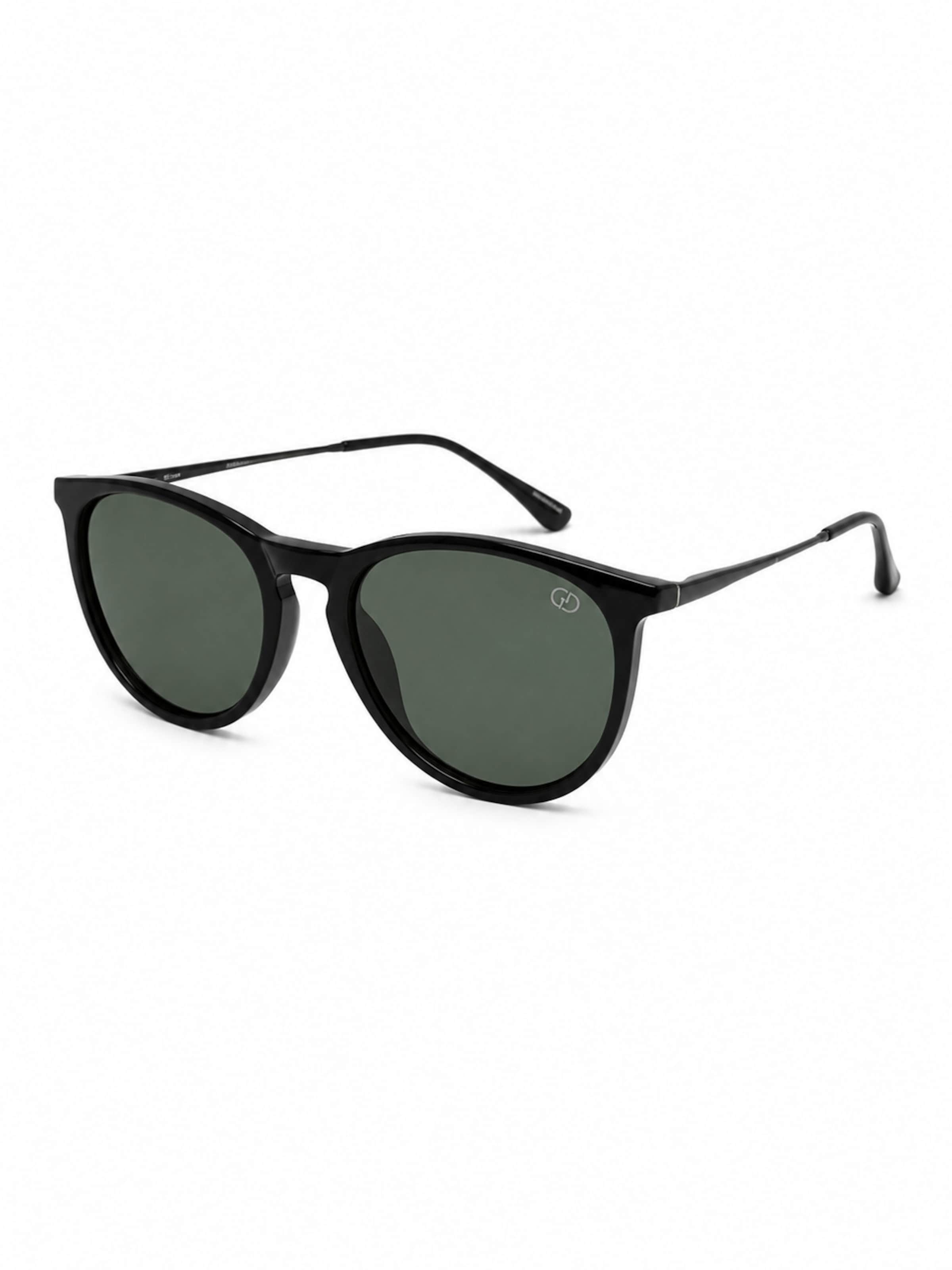 Gianni Kavanagh Sonnenbrille 'Zorien' in Schwarz: Vorderseite