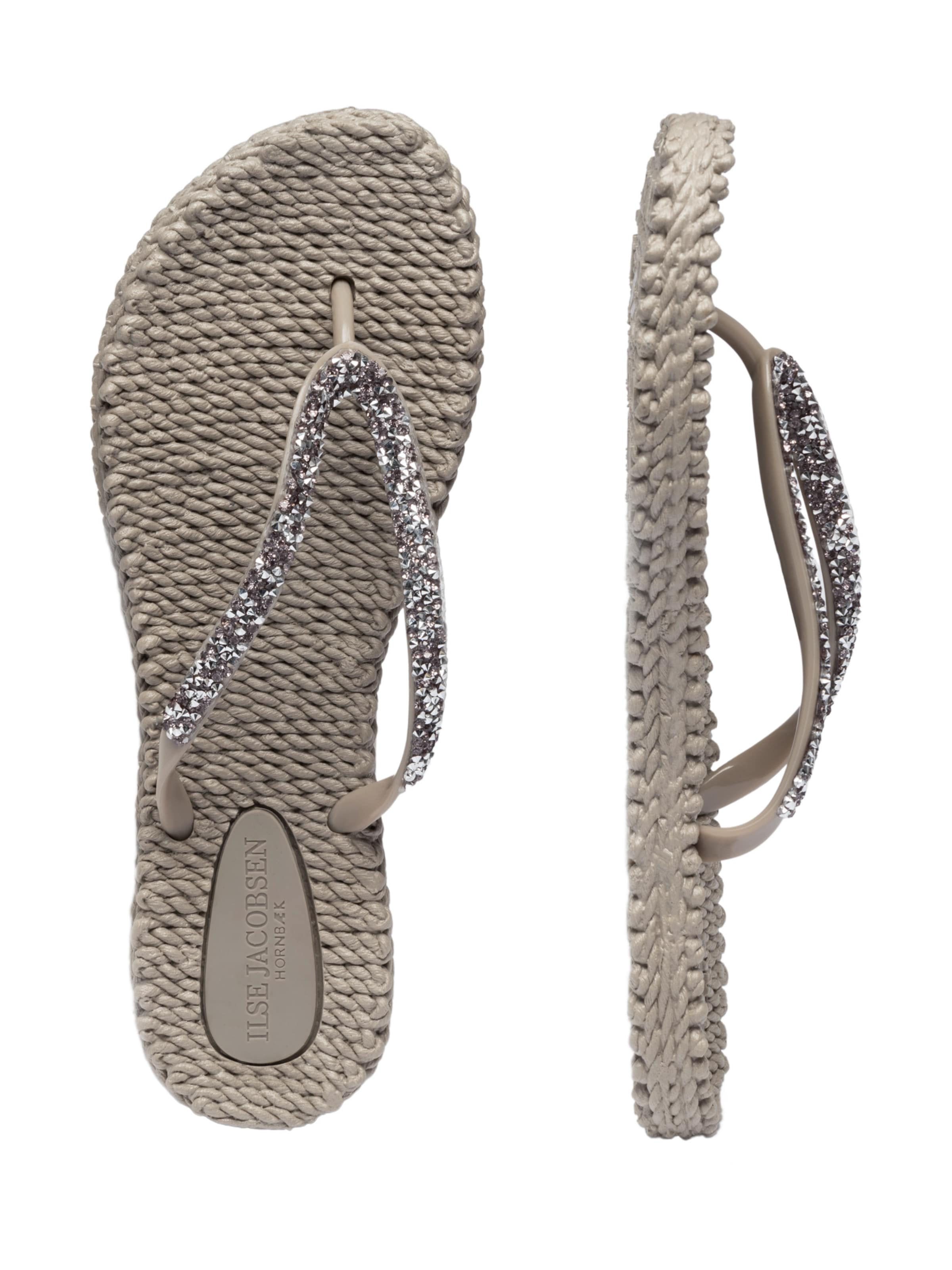 ILSE JACOBSEN Ujjelválasztó-pántos szandál 'CHEERFUL03G' - szürke