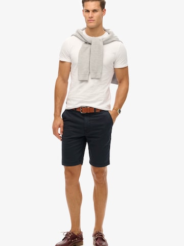 Superdry Regular Chino Pants in Blue