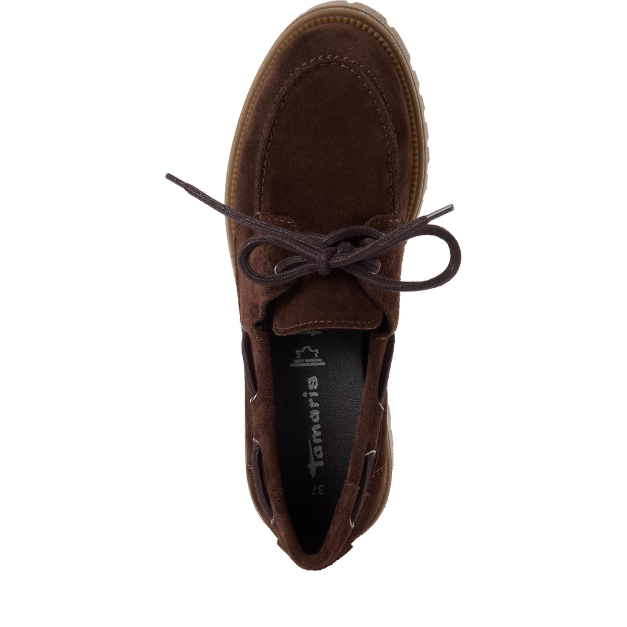 Scarpa stringata di Tamaris in marrone