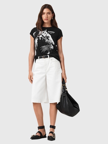 AllSaints Тениска 'IVANA ANNA' в черно