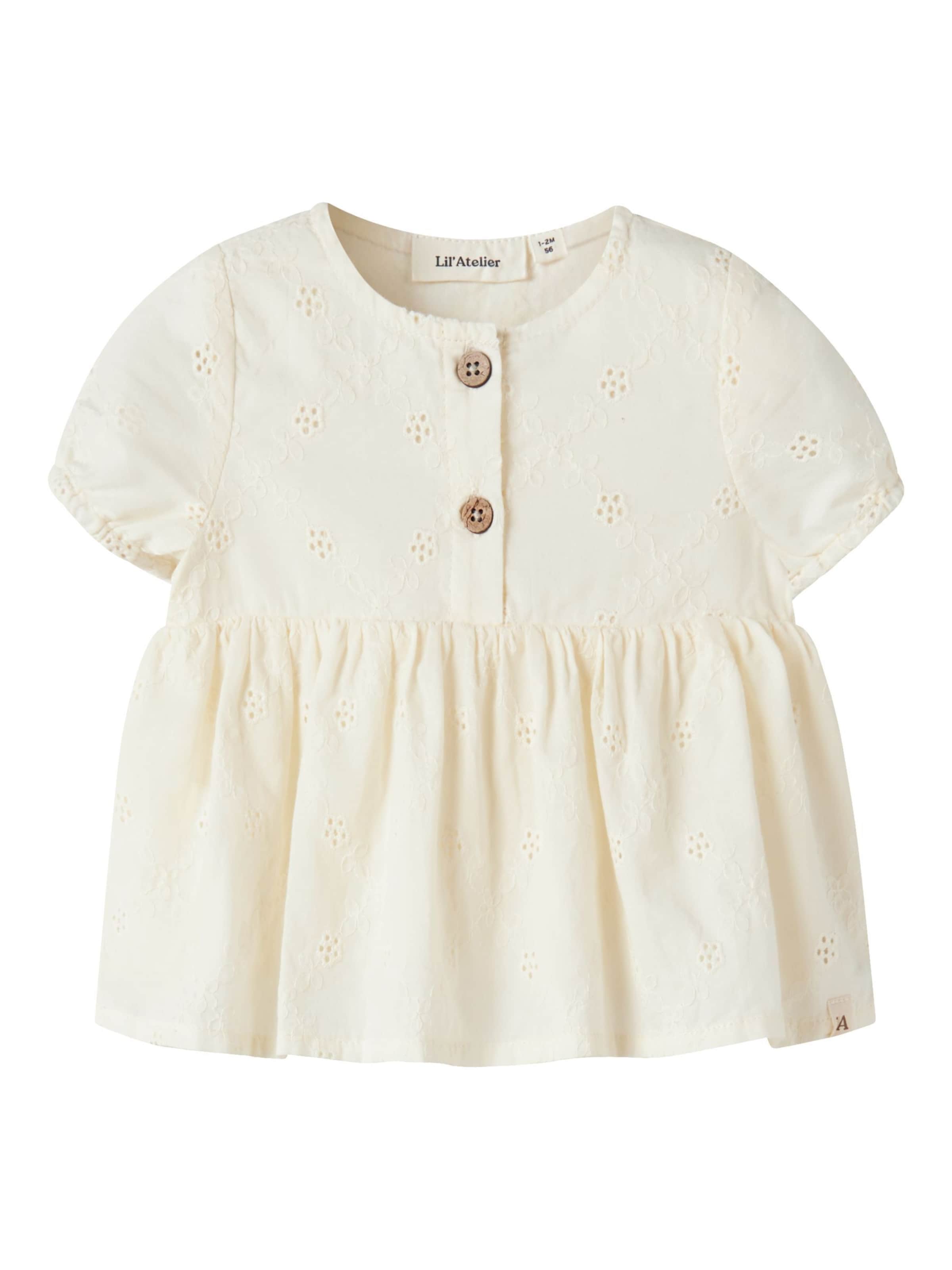 Chemisier Lil'Atelier en blanc : devant
