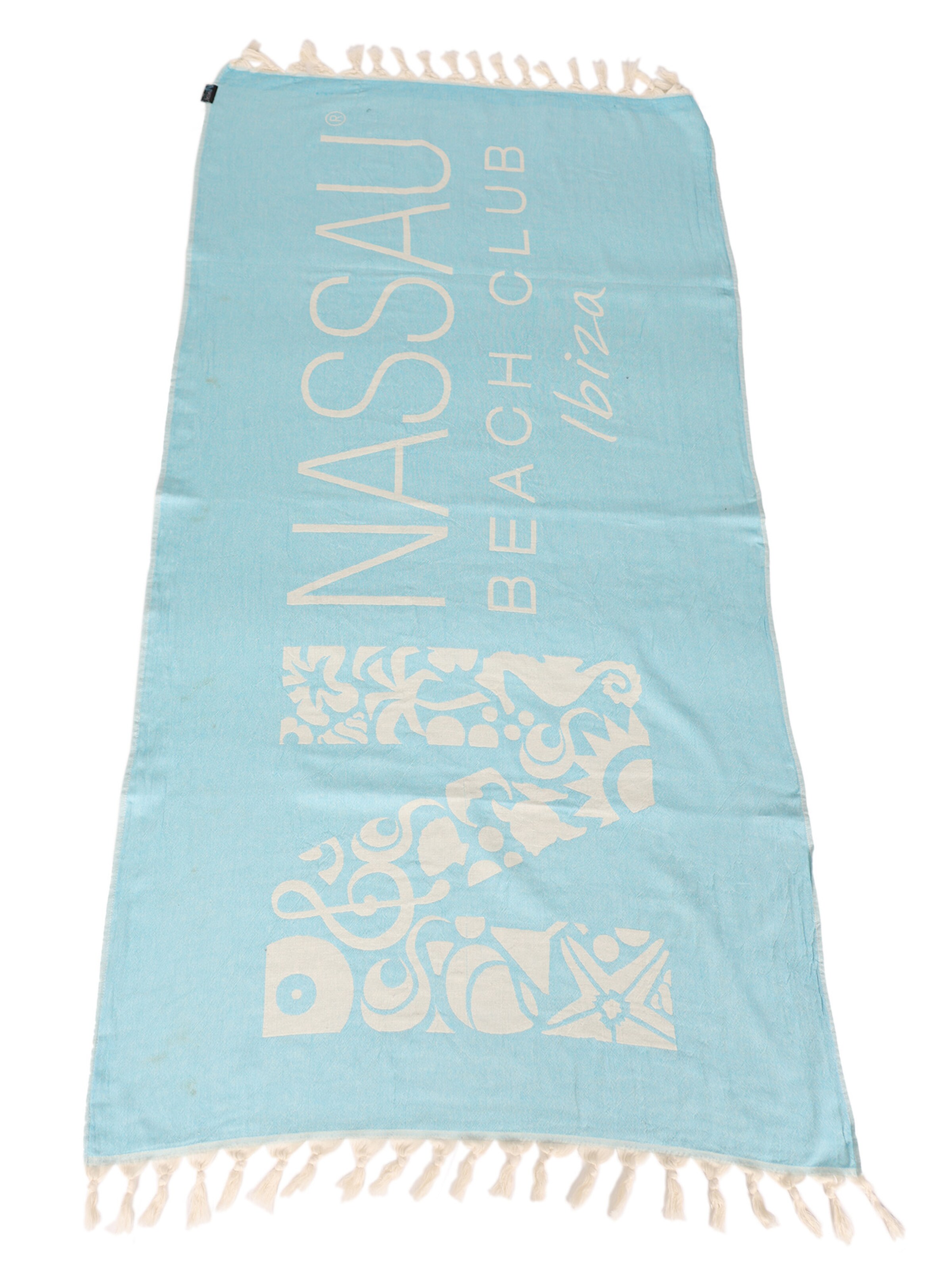 TOP GUN Beach towel in Blue: front