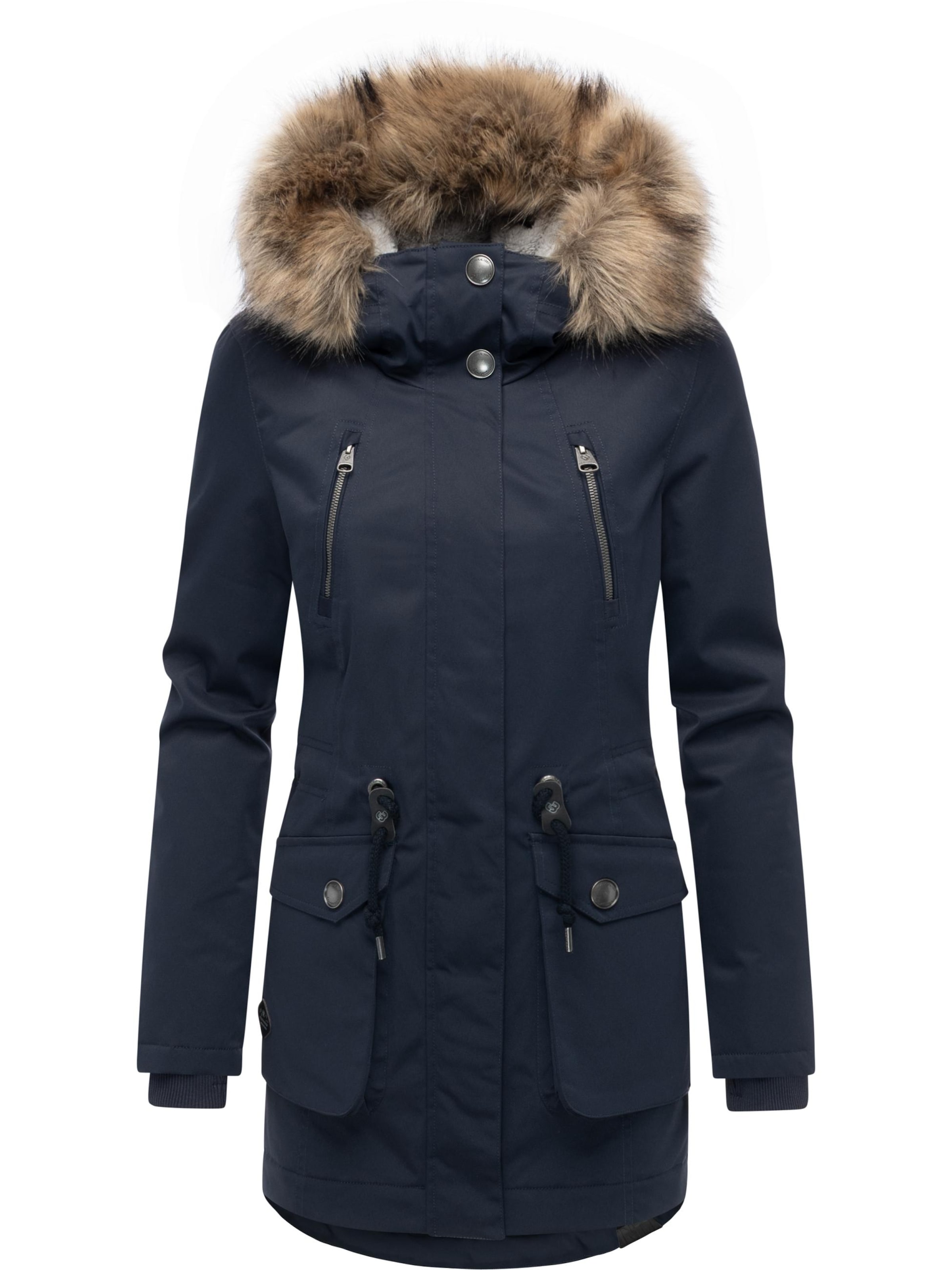 Ragwear Téli parka 'Ellsa Youmodo' - kék: elől