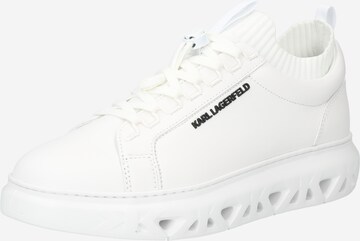 Karl Lagerfeld Matalavartiset tennarit värissä valkoinen: edessä