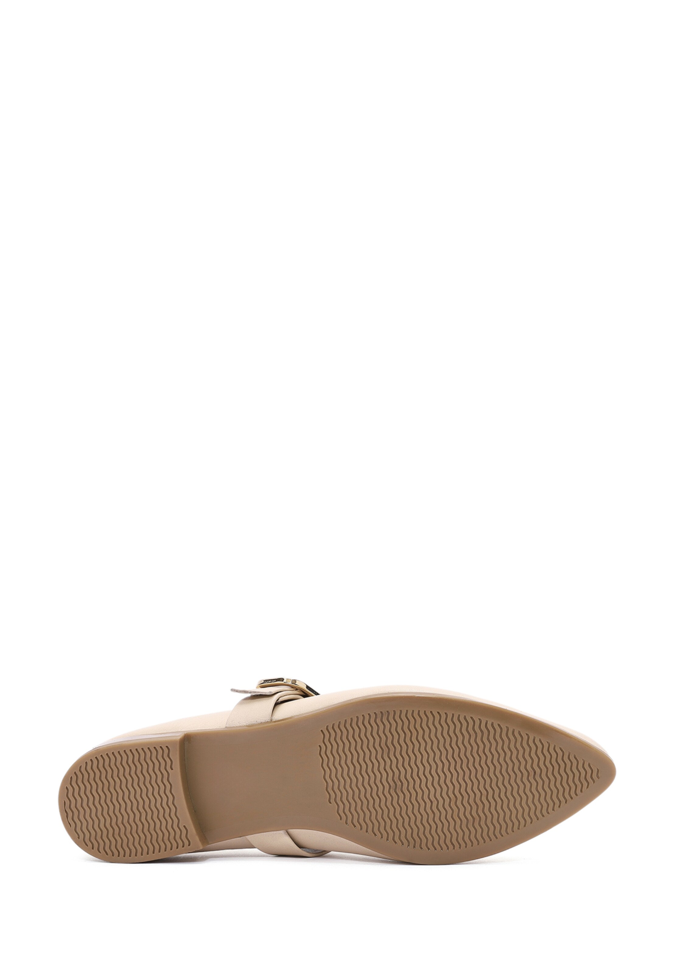 Derimod Ballet Flats with Strap in Beige