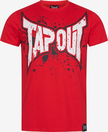 Tapout Koszulka 'Splashing' w kolorze czerwony: przód