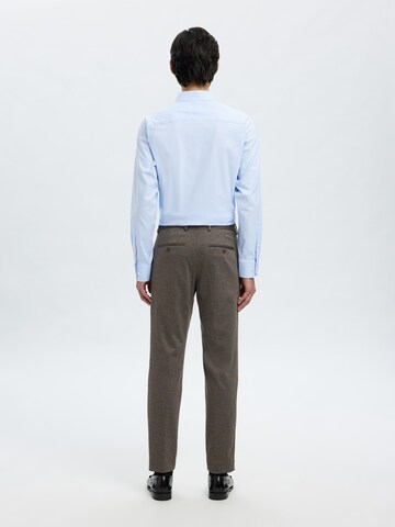 SELECTED Slim fit Chino trousers 'SLHAITOR' in Brown