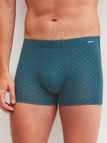 CALIDA Boxershorts 'Cotton Code Design' in Grün: Vorderseite