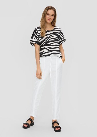 Loosefit Pantaloni di s.Oliver in bianco