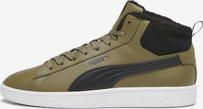 PUMA Baskets basses 'Smash 3.0' en vert / noir / blanc, Vue avec produit