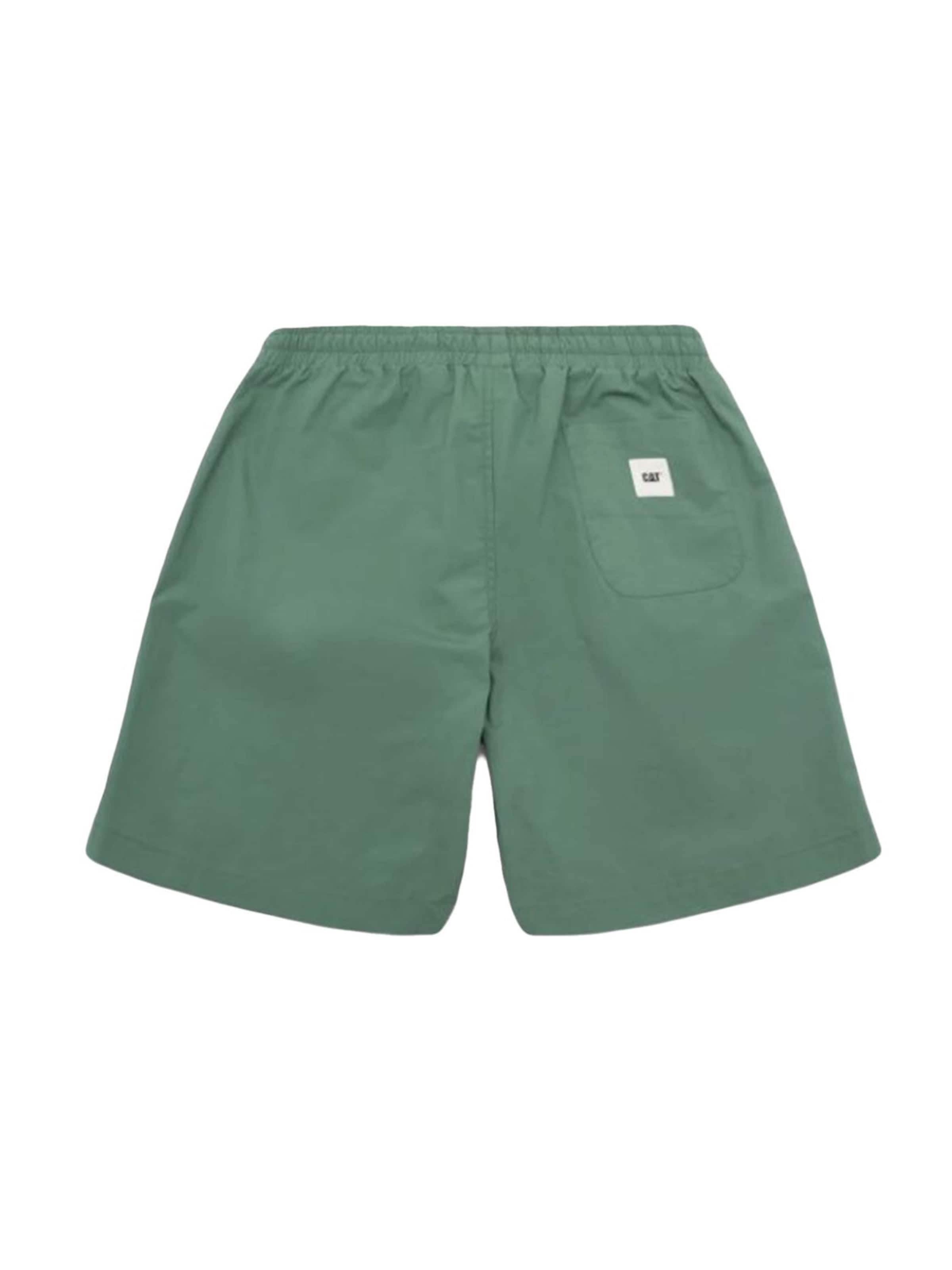 CAT Bukser 'DRAWCORD SHORT ARTICHOKE GREEN' i grøn