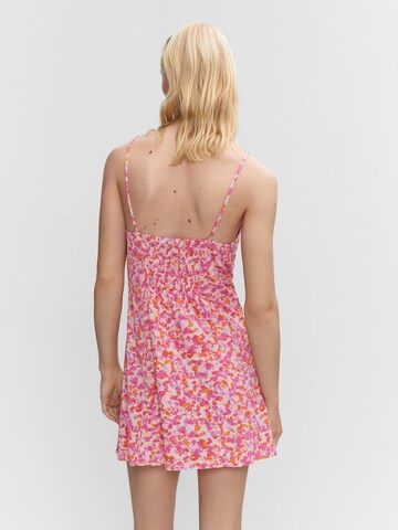 MANGO Summer Dress 'SEA' in Pink