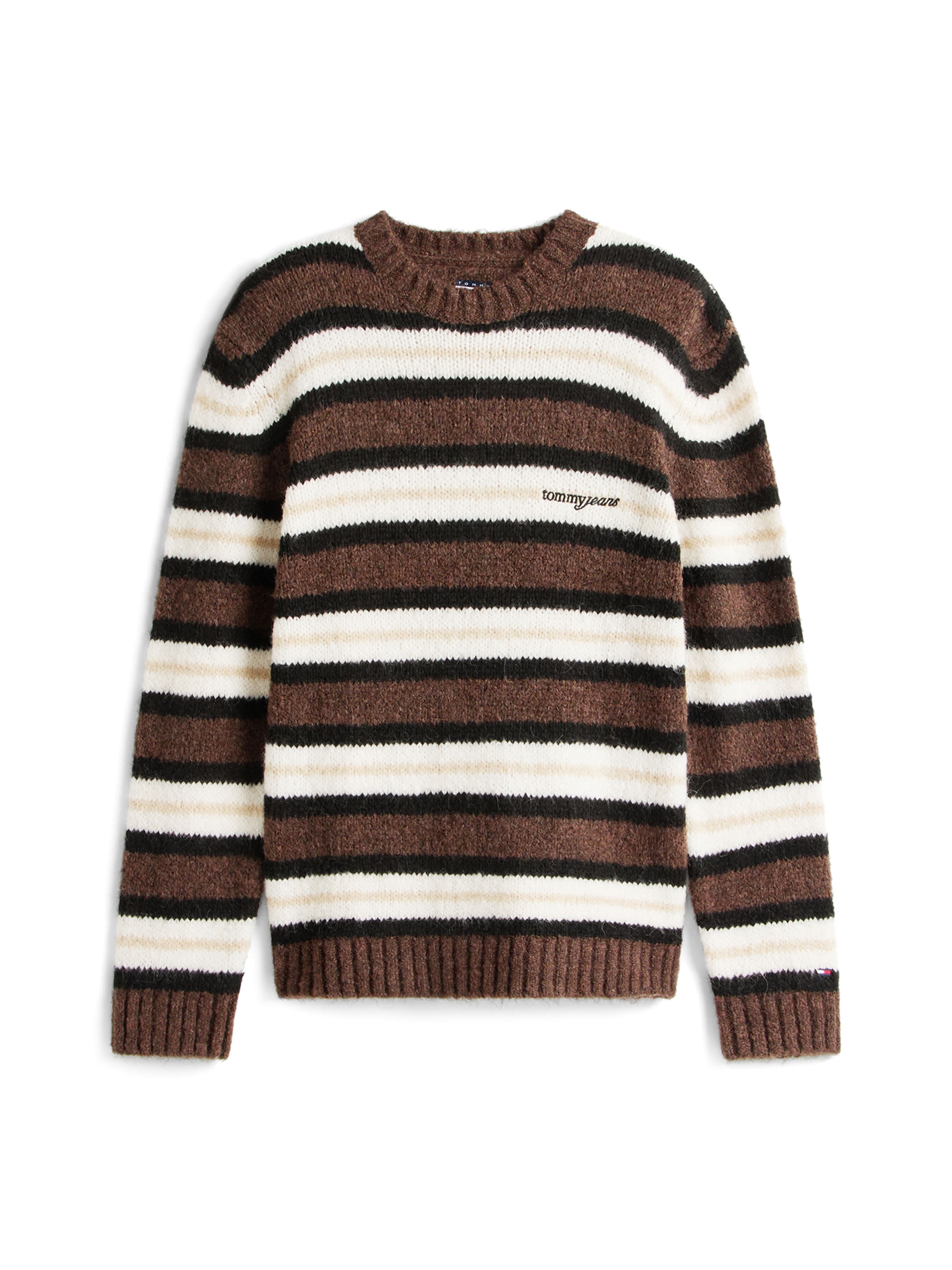 Pullover di Tommy Jeans in marrone: frontale