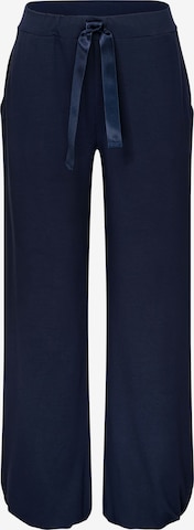 Myjama Pyjamahose `Billie`, figurbetont, besonders weich & angenehm auf der Haut in Blau: Vorderseite