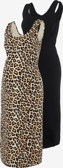 Rochie 'Sannie' MAMALICIOUS pe bej / maro coniac / negru, Vizualizare produs