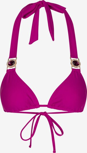 Moda Minx Bikinitop 'Amour' in de kleur Goud / Cyclaam / Zwart, Productweergave