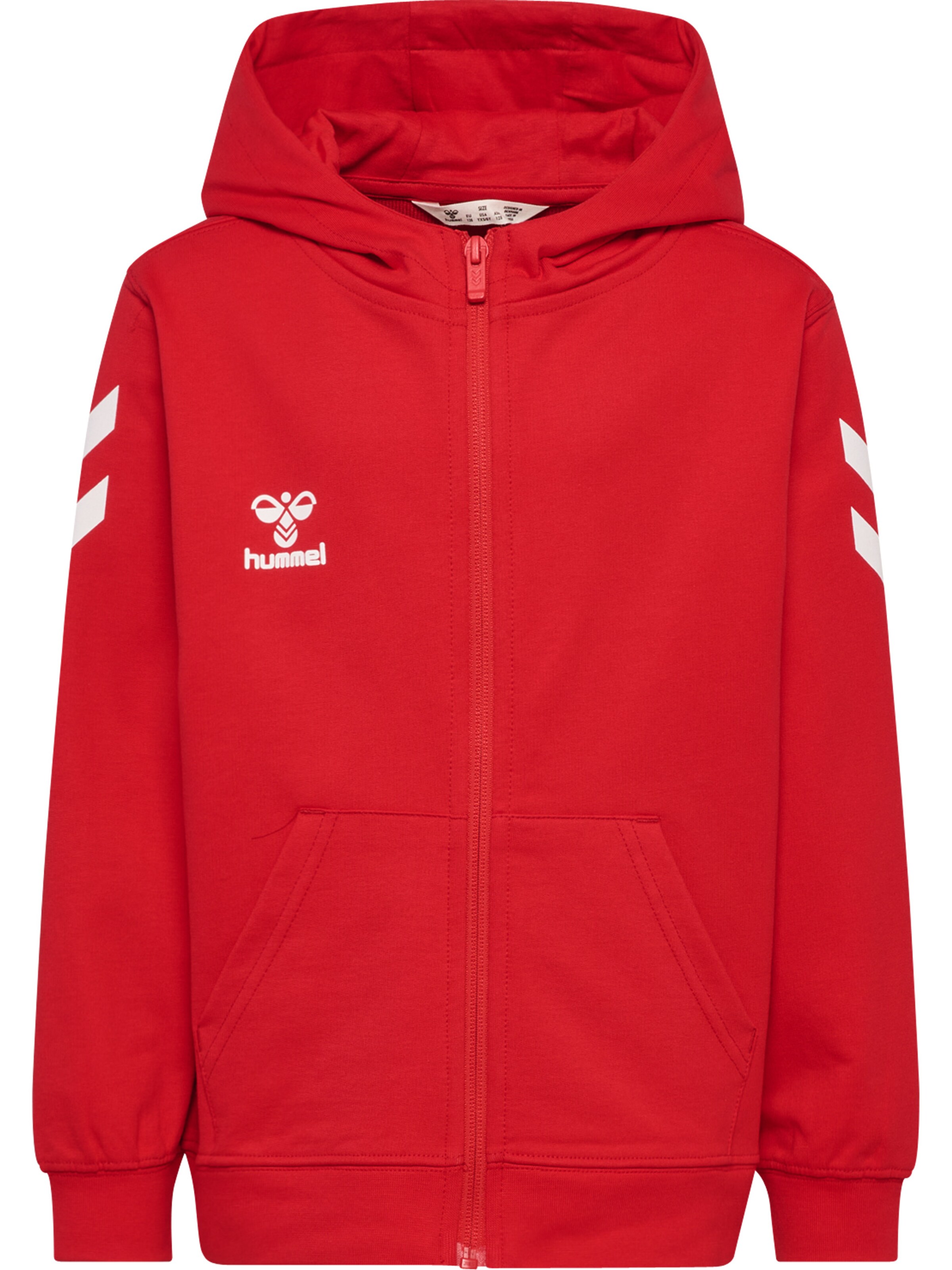 Hummel Sportief sweatvest in Rood: voorkant